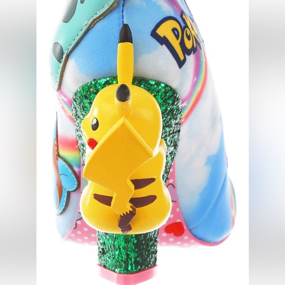 Irregular Choice Pokémon Party Pumps Shoes Pikachu Eevee Jigglypuff Charmander - Picture 8 of 14